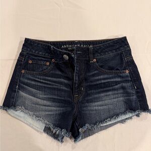 American Eagle Dark Blue Jean Shorts